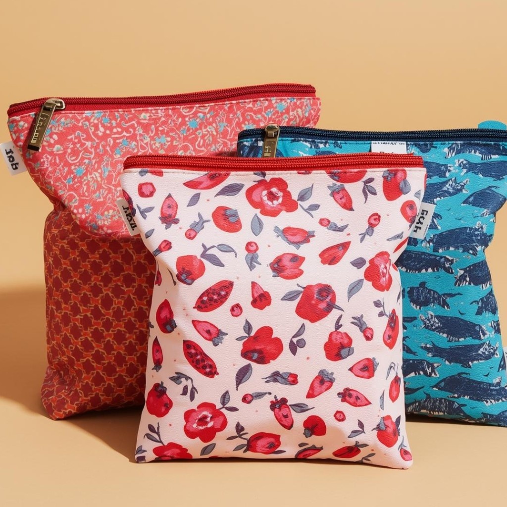 Reusable sandwich/snack bags (printed)